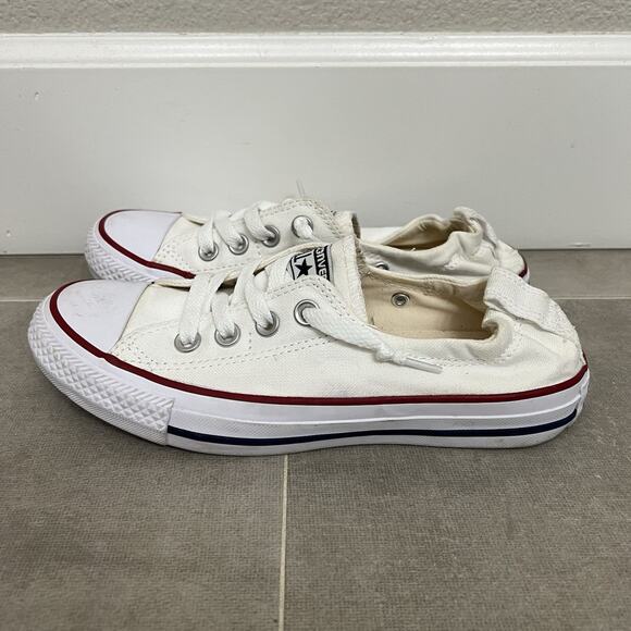 Converse Chuck Taylor All Star Womens 6 White Shoreline Casual Slip On shoes - Picture 3 of 8